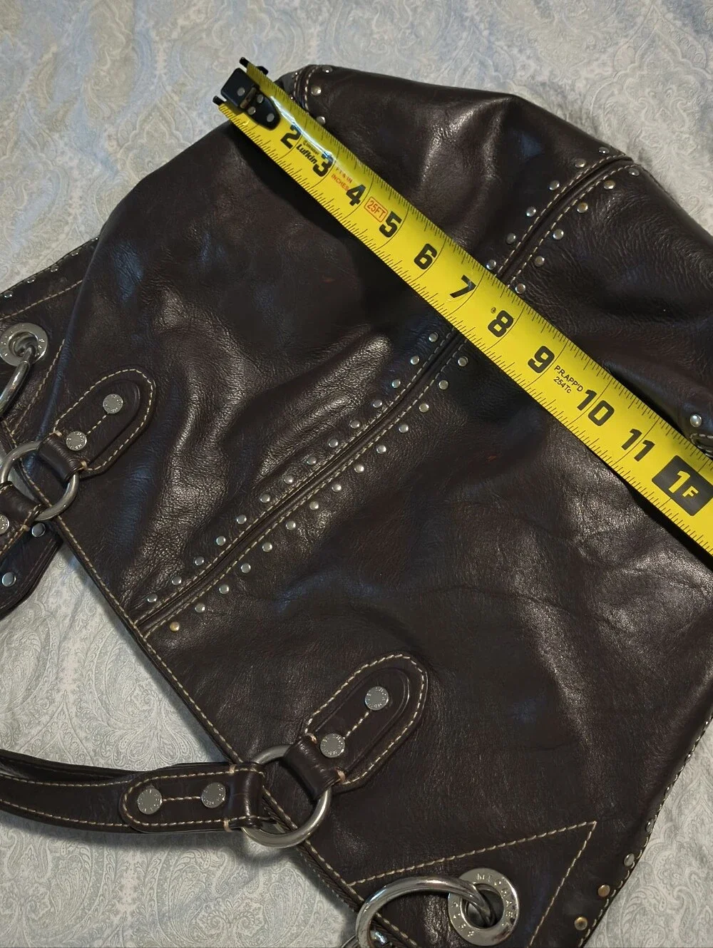 MK Brown Leather Hobo